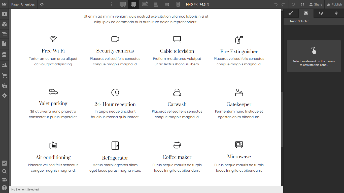Icons And Graphics - Suite X Webflow Template