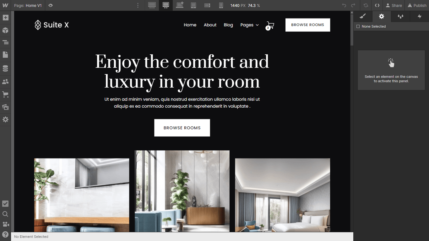 Static Content - Suite X Webflow Template